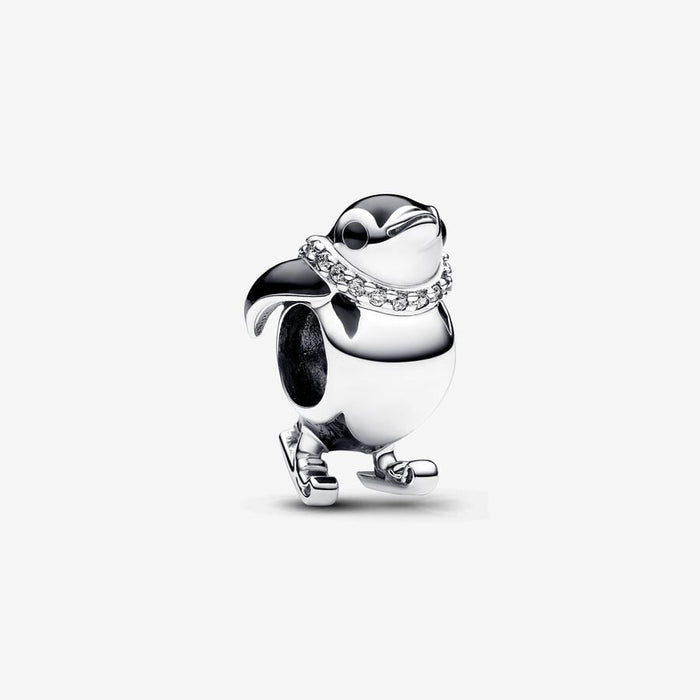 FINAL SALE - Pandora Skiing Penguin Charm