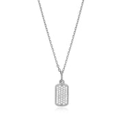 Monte Luna Sterling Silver ID Necklace