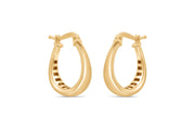 Yellow Gold Hoop Earrings