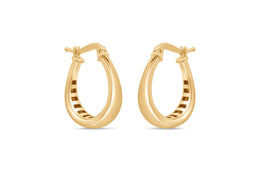 Yellow Gold Hoop Earrings