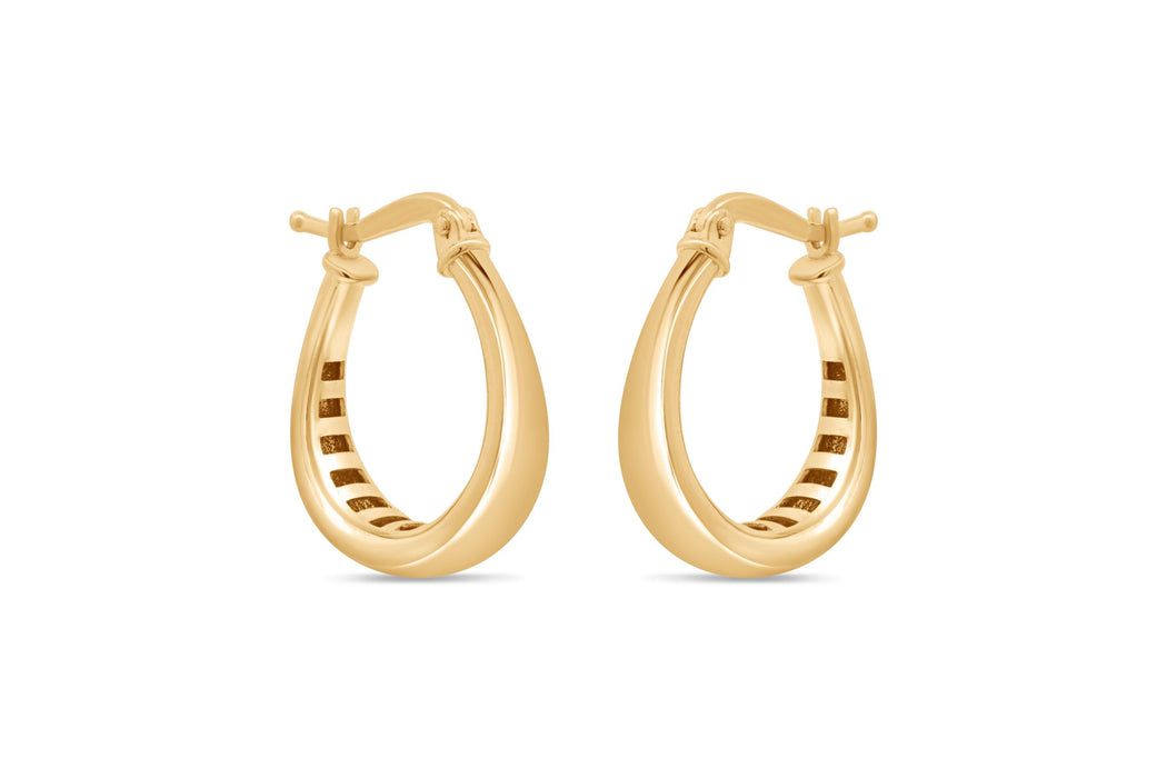 Yellow Gold Hoop Earrings