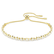 Swarovski Matrix Yellow Gold Tone Medium Adjustable Bracelet