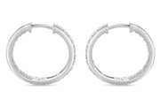 Lab Grown Diamond Hoop Earrings