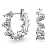 Swarovski Matrix Crystal Hoop Earrings