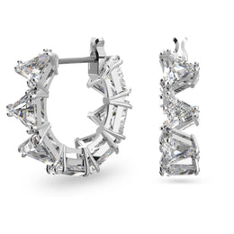 Swarovski Matrix Crystal Hoop Earrings