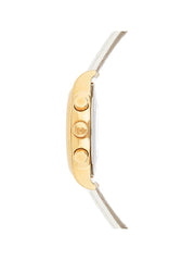 T-Classic Dressport Chronograph Mother of Pearl Dial White Leather Women's Watch T0502173611200