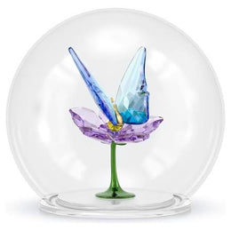 Swarovski Idyllia Glass Ball Butterfly And Flower Figurine
