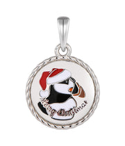 Casablanca Newfoundland Christmas Puffin Sterling Silver Pendant