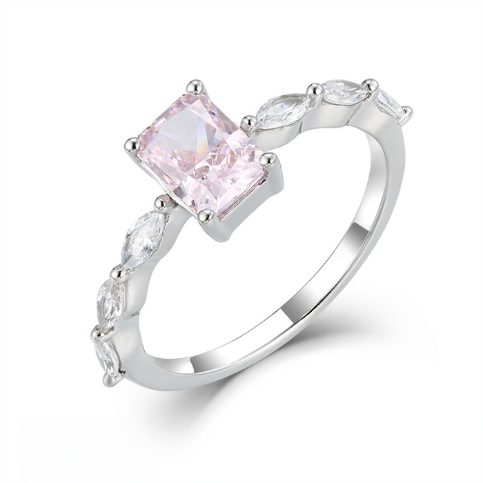 Casablanca Pink Stone CZ Ring