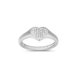 Monte Luna Sterling Silver Heart Ring