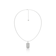 Customizable Sterling Silver or Yellow Gold Plated Icon Necklace SN018C