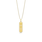 Yellow Gold Plated Elements Necklace SS25N003G