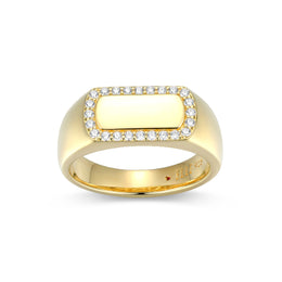 Elle Gold Plated Allure CZ Ring