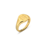 Round Monogram Ring SR003G