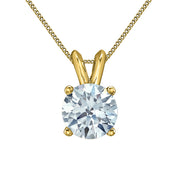 2.00CT Lab Grown Diamond Solitaire Necklace (Available in 10KT White Gold or Yellow Gold)