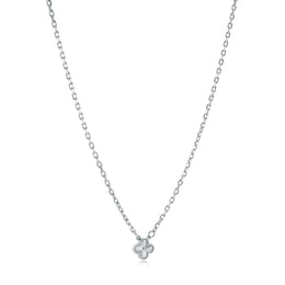 Italgem Veloria Mini Stainless Steel 9MM Lucky Clover 2.2MM Oval Link 14+2
