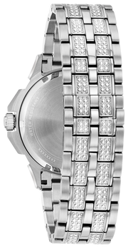Bulova Men's Octava Silver Crystal Stainless Steel Watch