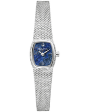 Bulova Women's Goddess of Time Sodalite Stainless Steel Blue Dial Watch