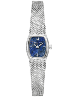 Bulova Women's Goddess of Time Sodalite Stainless Steel Blue Dial Watch