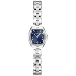 Bulova Women's Goddess of Time Jackie Stainless Steel Blue Dial Watch
