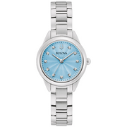 Bulova Sutton Women's Watch: Light Blue Dial