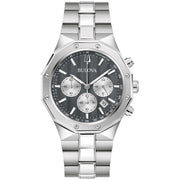 Bulova Men's Prestige Stainless Steel Grey Watch