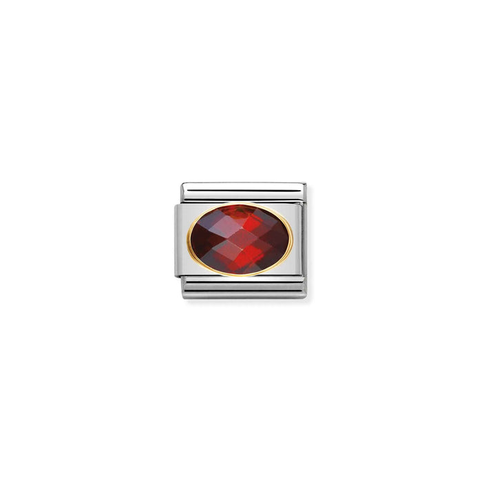 Nomination Italy Classic Link Cubic Red Stone Charm