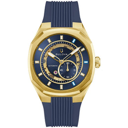 Bulova Men's Surveyor Marc Anthony Automatic 40.5mm Rubber Watch