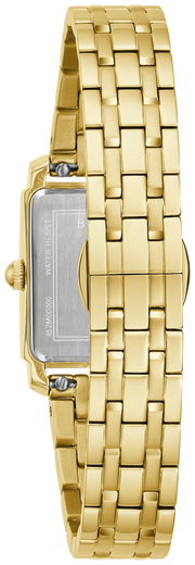 Bulova Women's Sutton Mother Of Pearl Yellow Gold Tone Watch