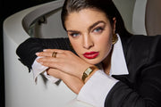 Bulova Women's Sutton Mother Of Pearl Yellow Gold Tone Watch