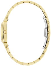 Bulova Women's Sutton Mother Of Pearl Yellow Gold Tone Watch