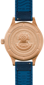 Bulova Men's Blue Dial CORDURA® + HNBR Strap MIL SHIPS Watch 98A325