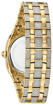Bulova Phantom Gold Crystals Stainless Steel Men's Watch
