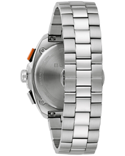 Bulova Men's Racer Light Blue Dial Stainless Steel Watch 98B432
