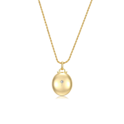 18K Yellow Gold Plated Luna Glow Whisper Locket SN008G