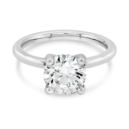2.00CT Round Lab Grown Solitaire Diamond Engagement RIng (Available in 14KT White Gold or Yellow Gold)