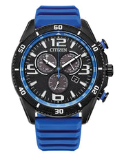 Citizen Men's Brycen Eco Blue Silicone Watch