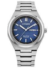 Citizen Men's Zenshin Blue Eco Titanium Watch