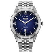 Citizen Men's Rolan Eco Stainless Steel Blue Watch