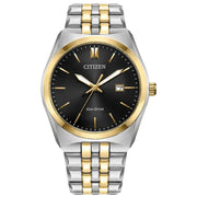 Citizen Men's Corso Eco Two-tone Stainless Steel Black Watch