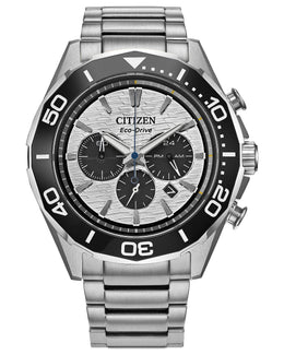 Citizen Men's Endeavor Chrono Stainless Steel Black Watch