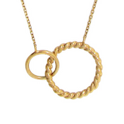 Casablanca 10K Yellow Gold Eternal Bond Necklace