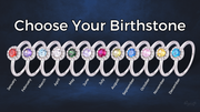 Casablanca Round Halo Sterling Silver Birthstone Ring
