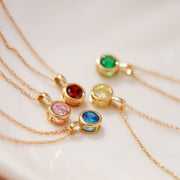 Casablanca 10KT Yellow Gold Birthstone Necklace