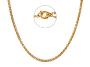 Casablanca Gold-Plated Rope Chain Sterling Silver Necklace