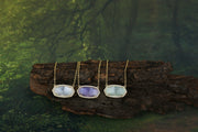 Casablanca Sterling Silver Coloured Crystal Necklace