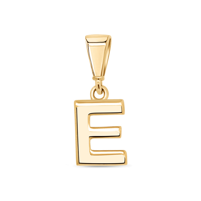 10KT Yellow Gold Initial Letter Pendant