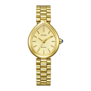 Citizen Women's Eco L Rainell Stainless Steel Yellow Gold Tone Watch