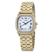 Fossil Women's Round Gold Tone White Dial Watch