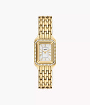 Fossil Women's Raquel Yellow Gold Tone Watch